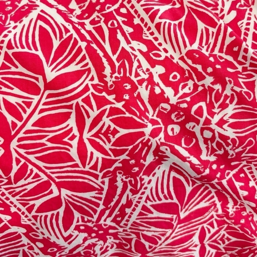 Lilly Pulitzer Sandra Ruffled One Shoulder Dress In Punch Pink Women's Size 00 - Picture 4 of 5